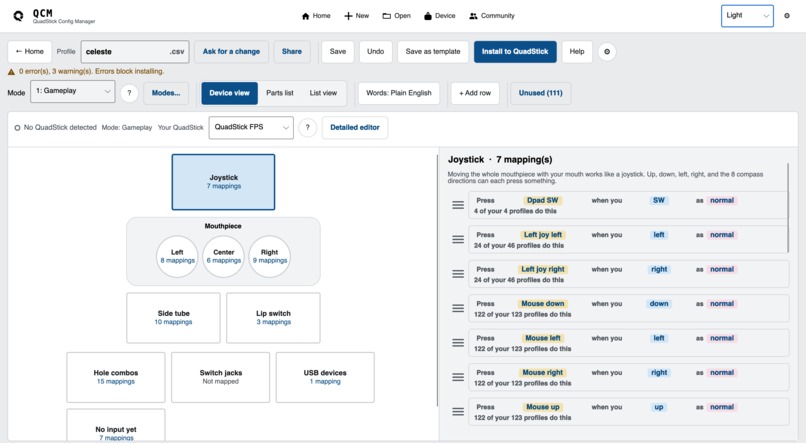 Access Agent: Personalized QuadStick Setup – screenshot 4