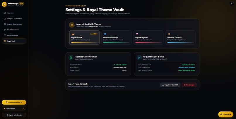 WealthSage AI – screenshot 1