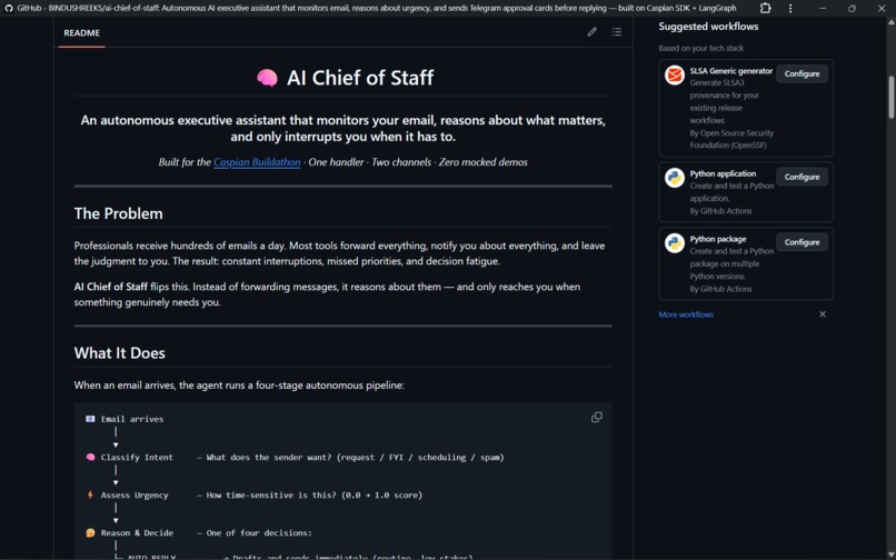 AI Chief of Staff – screenshot 1