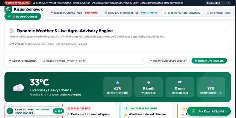  Smart Agriculture Platform - KisanSahayak  – screenshot 4