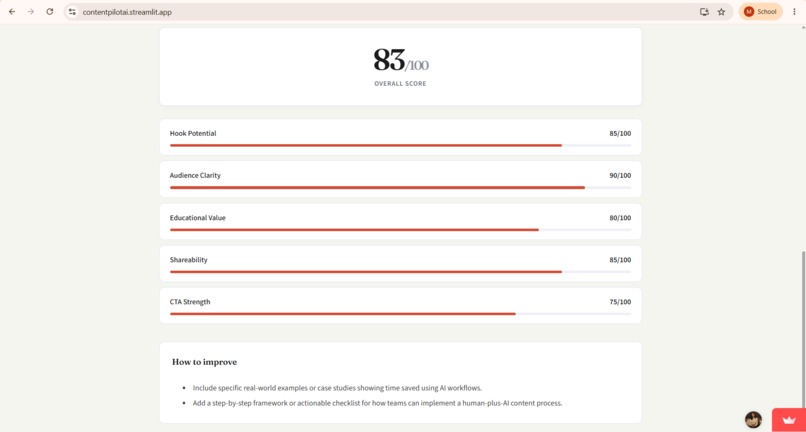 ContentPilot AI – screenshot 2