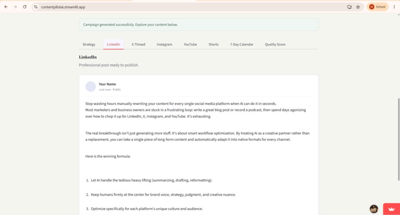 ContentPilot AI – screenshot 6