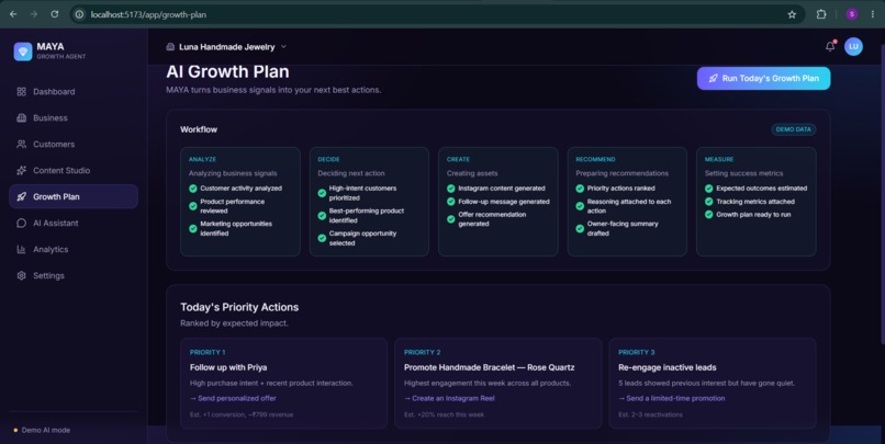 MAYA – screenshot 1
