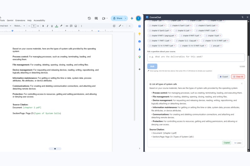 CourseChat – screenshot 8