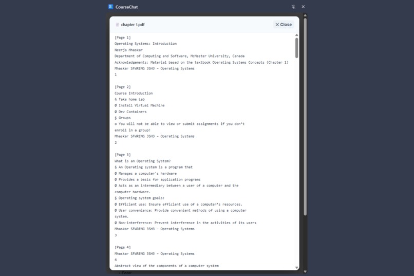 CourseChat – screenshot 4