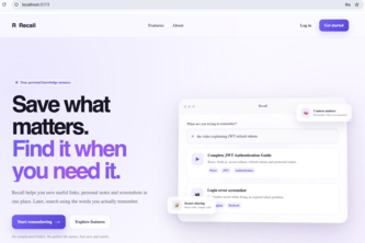 Recall — Your Personal Knowledge Rediscovery Assistant