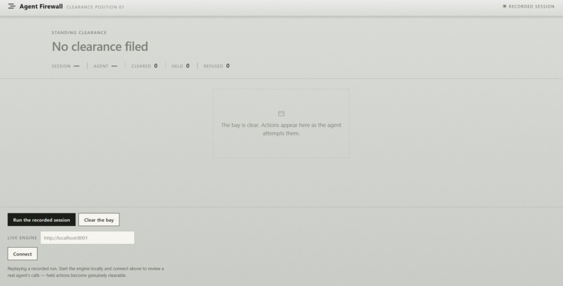 Agent Firewall – screenshot 1