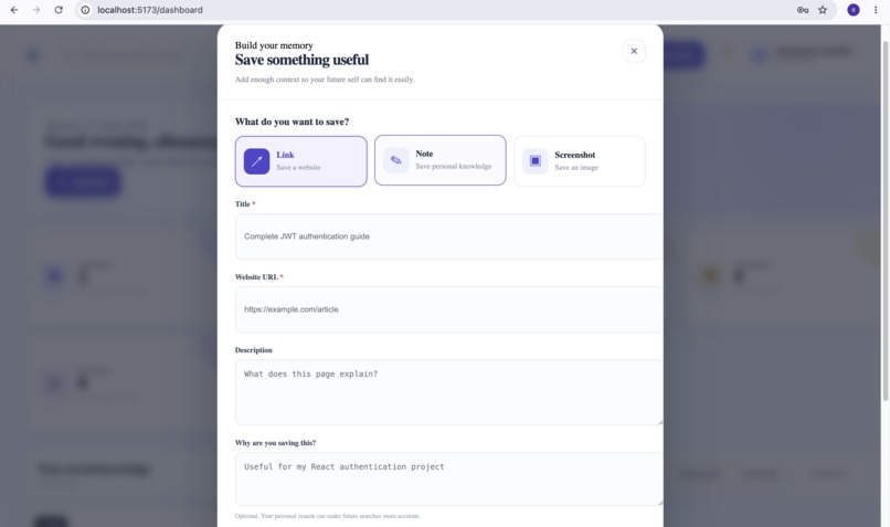 Recall — Your Personal Knowledge Rediscovery Assistant – screenshot 2