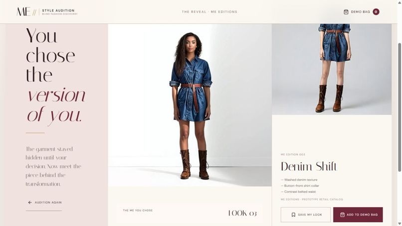 ME // STYLE AUDITION – screenshot 2