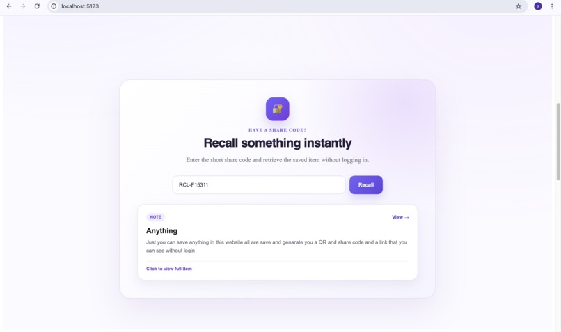 Recall — Your Personal Knowledge Rediscovery Assistant – screenshot 4