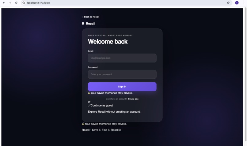 Recall — Your Personal Knowledge Rediscovery Assistant – screenshot 5