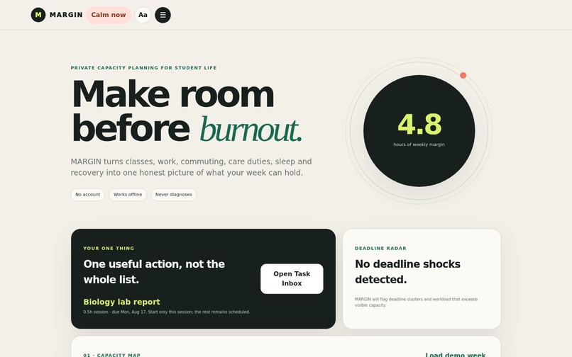 MARGIN – screenshot 1