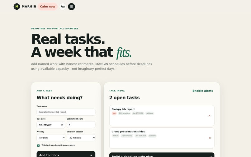 MARGIN – screenshot 2