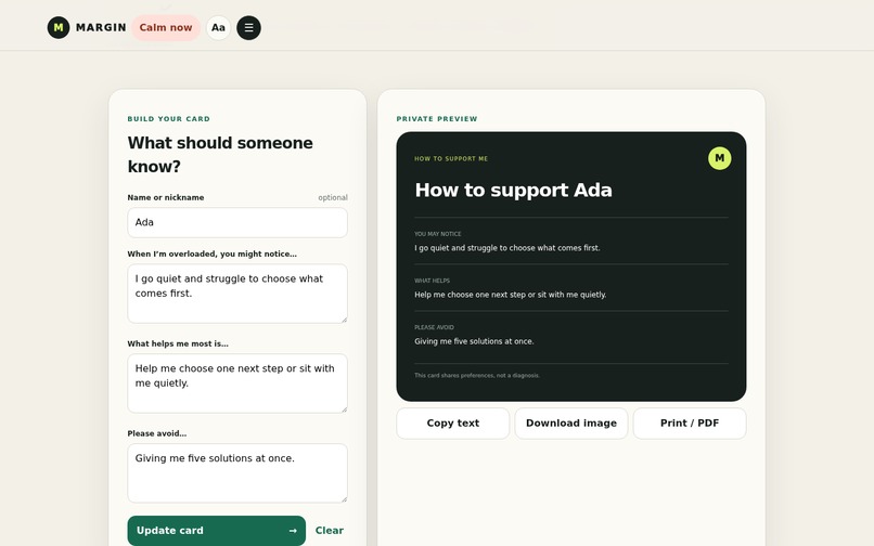 MARGIN – screenshot 4