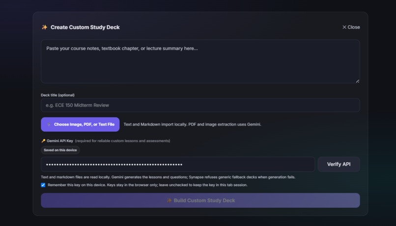 Synapse - An Adaptive Study Engine – screenshot 4