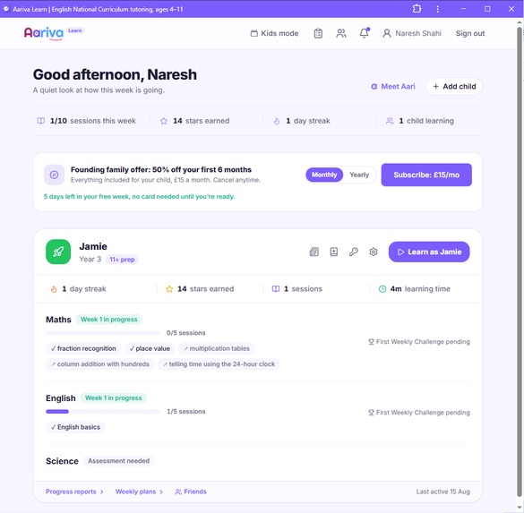 Aariva Learn – screenshot 2