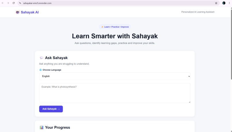 Sahayak AI – screenshot 2