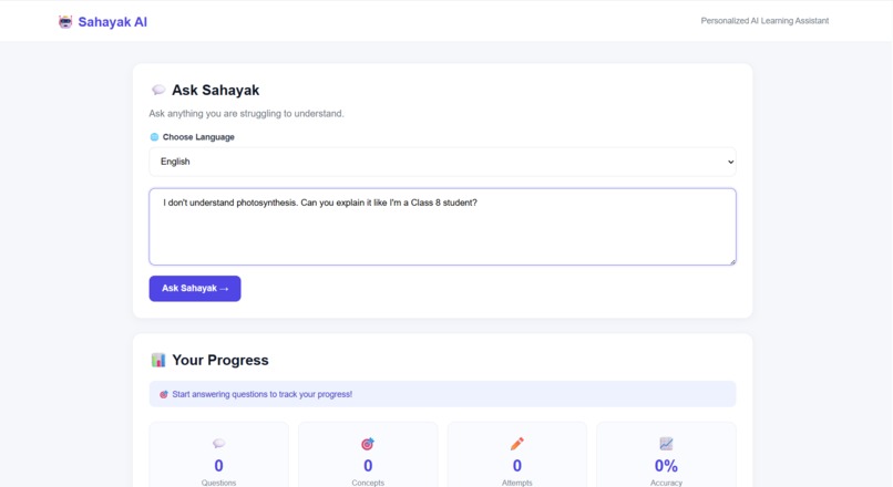 Sahayak AI – screenshot 3