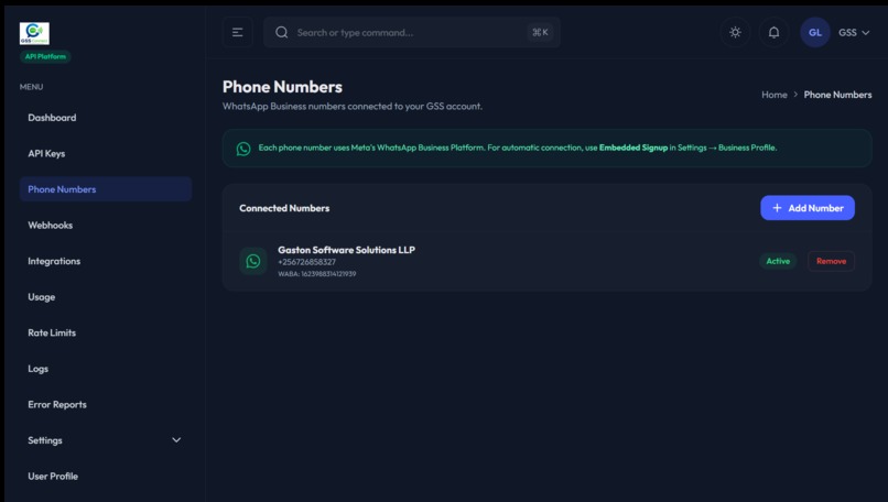 GSS CONNECT – screenshot 2