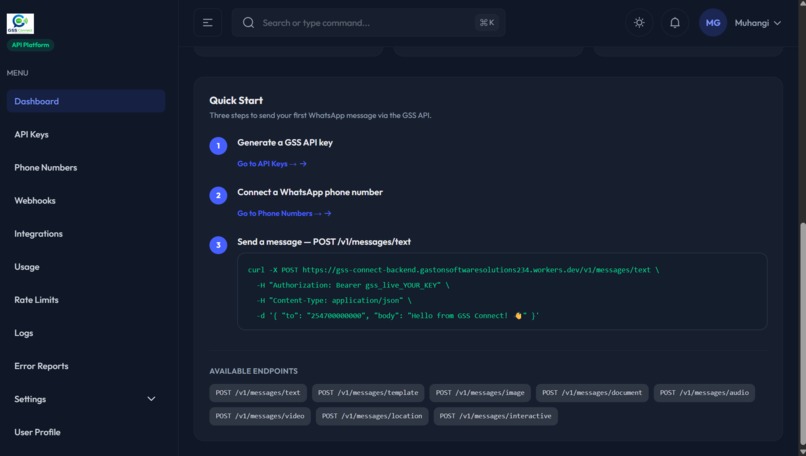 GSS CONNECT – screenshot 3