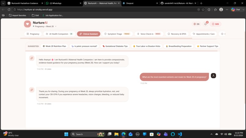 NurtureAI – screenshot 2