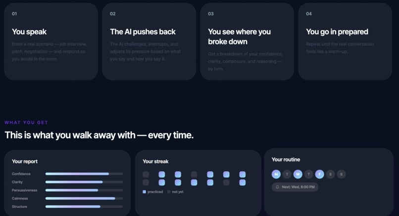 Rehearseai – screenshot 5