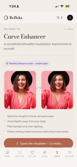 Reflekt: AI Skin Analysis + Virtual Try‑On – screenshot 3