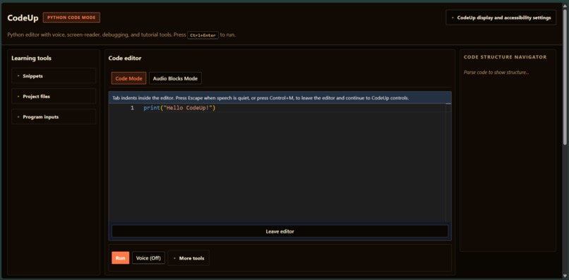 Code Up – screenshot 1