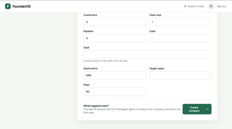 FounderOS – screenshot 10