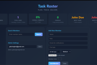 Task Roster