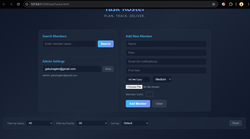 Task Roster – screenshot 2