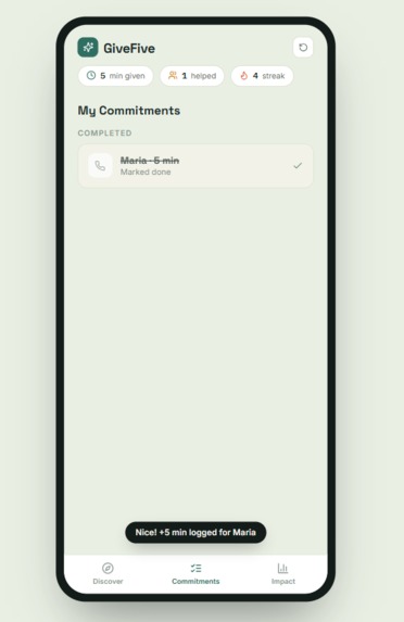 GiveFive – screenshot 4