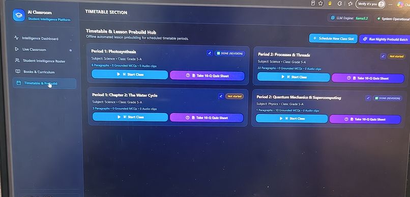 AI CLASSROOM TEACHING SYSTEM – screenshot 4