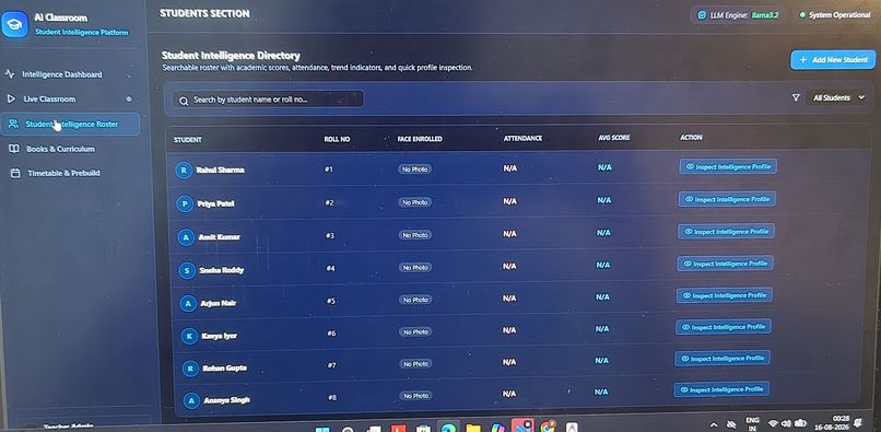 AI CLASSROOM TEACHING SYSTEM – screenshot 5