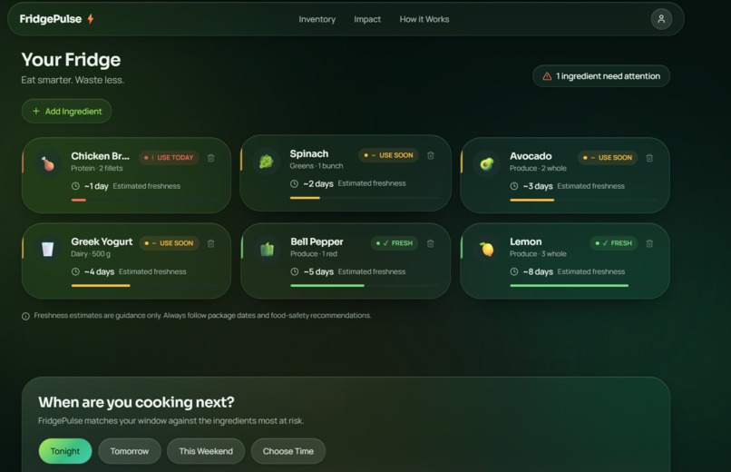 FridgePulse – screenshot 2
