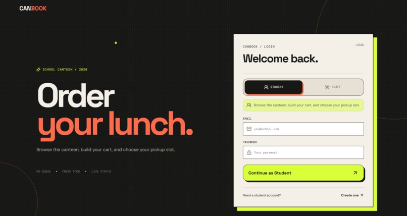 CanBook – screenshot 1