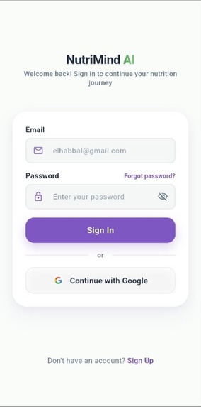 NutriMind AI – screenshot 4