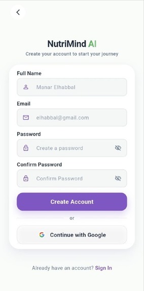 NutriMind AI – screenshot 5