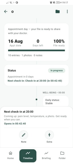 P1 (Pre-Appointment 1) – screenshot 5