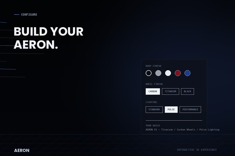 AERON X1 — Future of Motion – screenshot 1