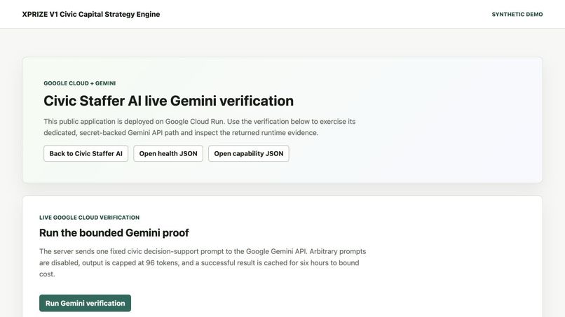 Civic Staffer AI – screenshot 1