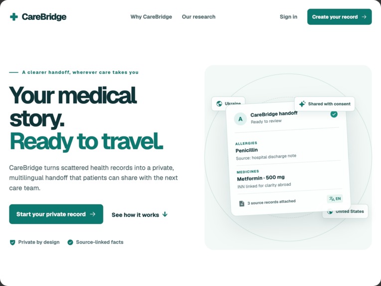 CareBridge – screenshot 1