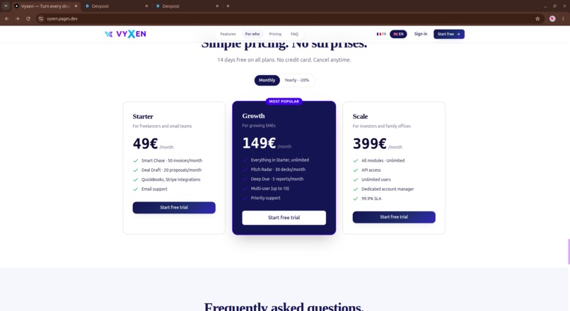 Dealyze – screenshot 2