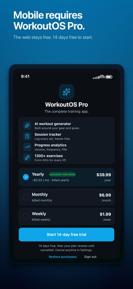 WorkoutOS – screenshot 10
