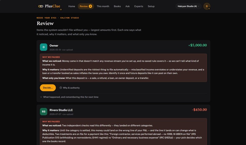 PlusClue – screenshot 3
