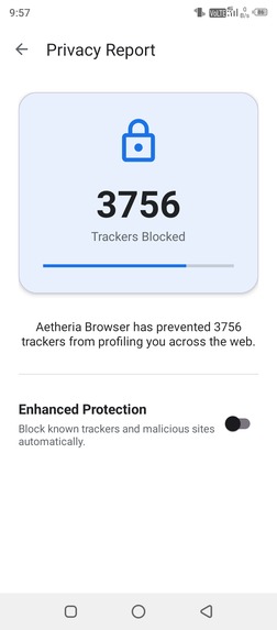 Aetheria browser  – screenshot 3