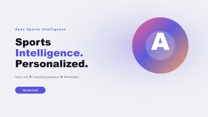 Apex - Sports Intelligence Manager – screenshot 7
