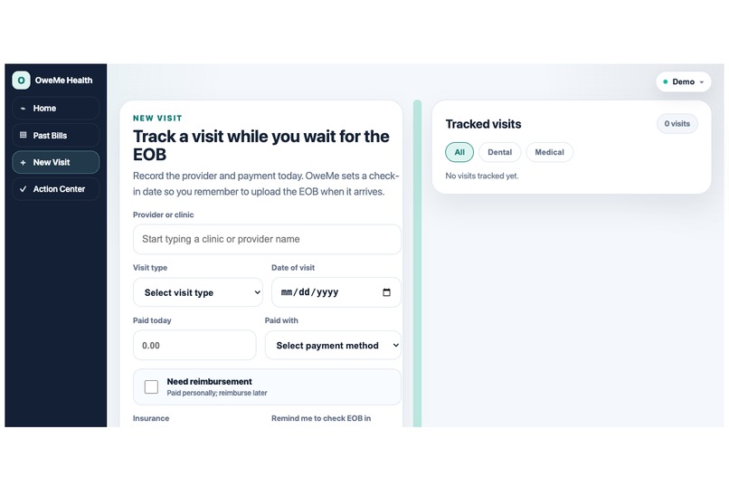 OweMe Health – screenshot 3