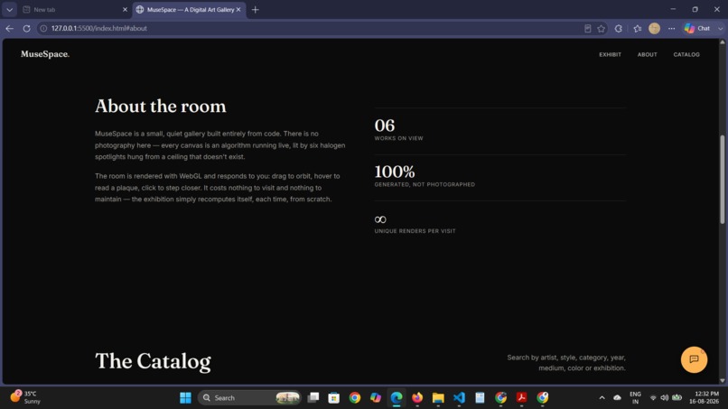 MuseSpace – screenshot 2