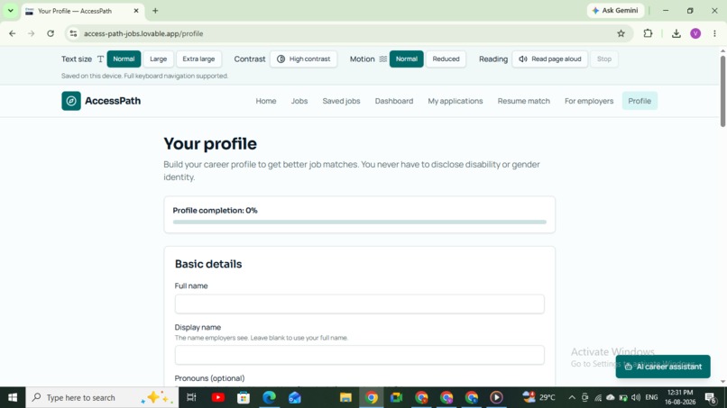 AccessPath AI – screenshot 1
